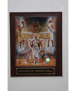 Reggie Miller Collectible Plaque