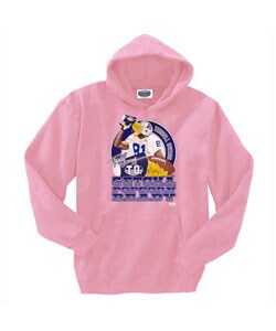 T. Owens Pink Graphic hooded sweatshirt