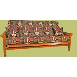 3-piece Chenille Futon Cover Set