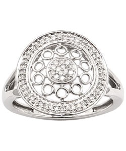 Sterling Silver 1/6ct TDW Diamond Sara Ring (H-I, I1)