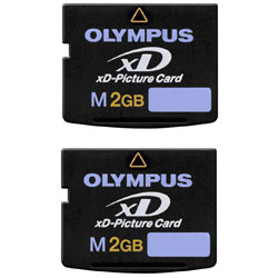 Olympus 2 GB XD Memory Card (Case of 2)
