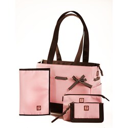 JP Lizzy Strawberry Truffle Diaper Tote Set