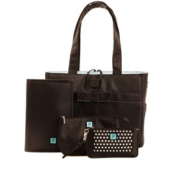 JP Lizzy Tiffany in Blue Diaper Tote Set.