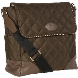 JP Lizzy Clara Diaper Bag in Mocha Mint