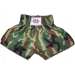 Muay Thai Men's Kickboxing Camo Shorts