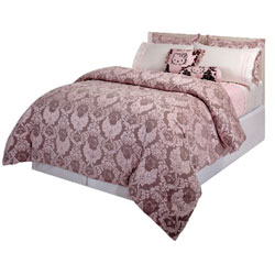 Hello Kitty Couture Damask Mini Comforter Set