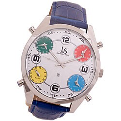 J&S 'Orbitor' Men's Automatic Multi-timezone Watch