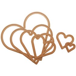 Wizard Nestabilities Classic Heart Die Set