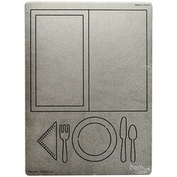 Provo Craft Cuttlebug Place Settings Die