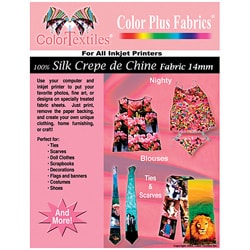 Color Textiles Silk Crepe de Chine Fabric