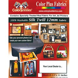 Color Textiles Silk Twill Fabric
