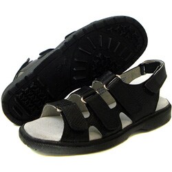 Sandbaggers Women's Black Lizard Golf Shoes