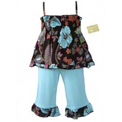 AnnLoren Girl's 2-piece Boutique Smocked Outfit