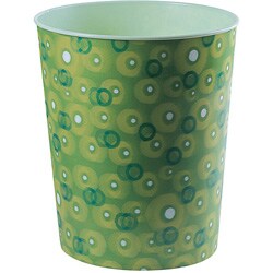 3D Mint Ring Holographic Wastebasket