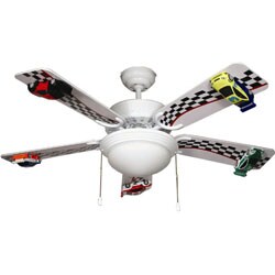 42-inch Race Car Ceiling Fan