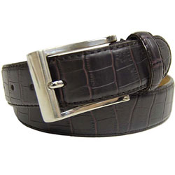 Boston Traveler Men's Croc Finish Belt
