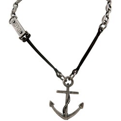 Mens Anchor Necklace