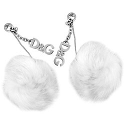 Dolce & Gabbana Silvertone Women's Snow Earrings