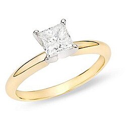 14k Gold 3/4ct TDW Diamond Solitaire Engagement Ring (G-H, SI2