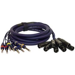 Pyle 8-channel XLR to 1/4-inch Cable Adaptor
