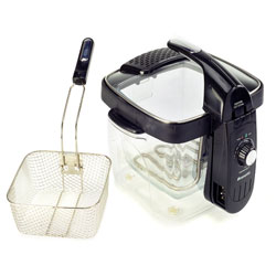 Bravetti 3-liter Glass Deep Fryer (Refurb)