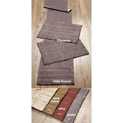 Chicology Eurythmics  Table Runner and Four Placemats