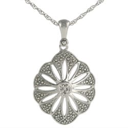 Maddy Emerson Flower Design Diamond Necklace