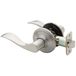 Fontaine Satin Nickel Door Lever Passage