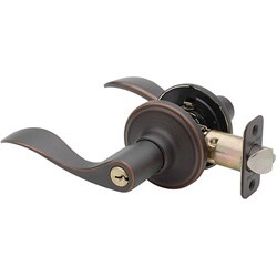 Fontaine Bronze Keyed Lever Door Handle (Right or Left)