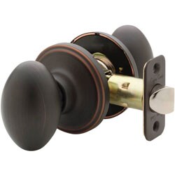 Fontaine Egg-shaped Oil Rubbed Bronze Doorknob