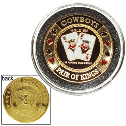 Cowboys Texas Hold 'em Card Cover
