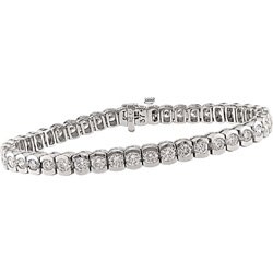 14k Gold 8 1/5ct TDW Diamond Tennis Bracelet (G-H-I, SI)