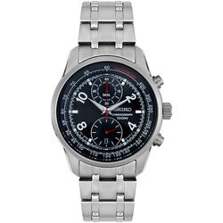 Seiko Men's Chronograph Black Dial Watch