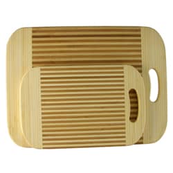 Bamboo 2-piece Cutting Board Set
