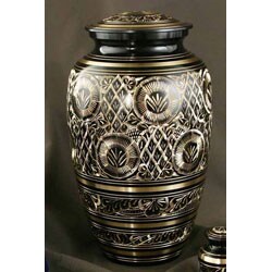 Classic Mystic Radiance Brass Large/ Adult Urn