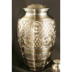 Classic Platinum Brass Large/ Adult Urn