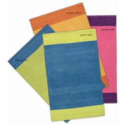 Handmade Set of 2 Acento Bath Rug (1'5 x 2'5)