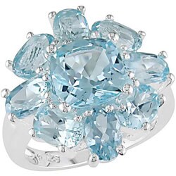 Sterling Silver Sky Blue Topaz Ring