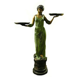 Lady With Trays Statue