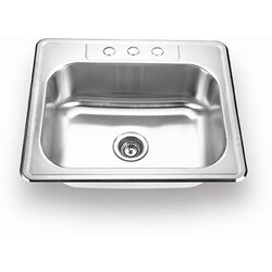 Fontaine Stainless Top Mount Single Bowl Sink