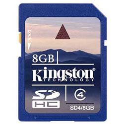 Kingston 8G SDHC Memory Card