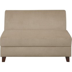 Clayton Armless Microfiber Loveseat