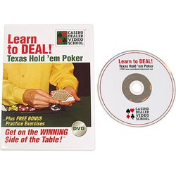 Learn to Deal Texas Holdem Poker Training DVD