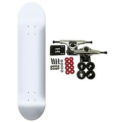 Blank Complete 7.5-inch Dipped White Skateboard