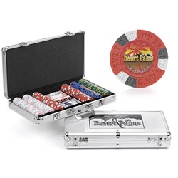Desert Palms 300-chip Poker and Dice Set