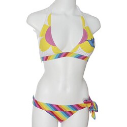 Salinas Localizados Rainbow Halter Bikini