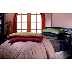 Microsuede Down Feather Body Pillow