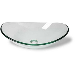 Levana Modern Glass Bathroom Vessel Sink