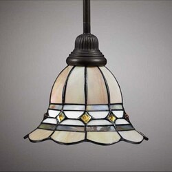 Tiffany-style Art Nouveau Pendant Lamp