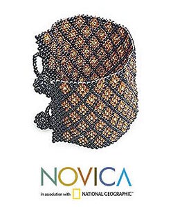 'Honey Gold' Beaded Bracelet (Indonesia)